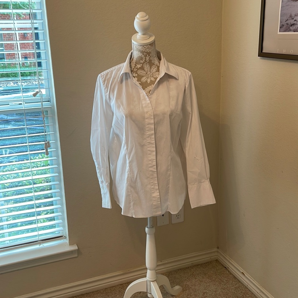 English Laundry XL button front blouse